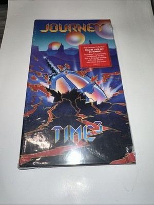 JOURNEY Time3 3CD BOX SET 2005 COLUMBIA 48937 HYPE STICKER SEALED 