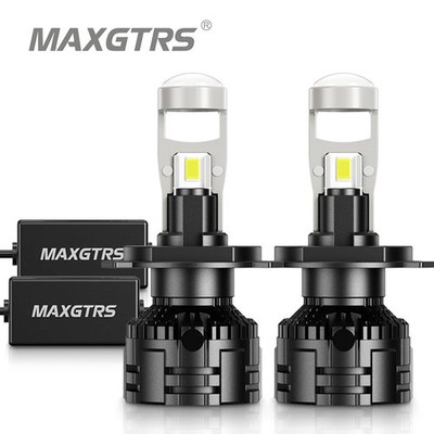 2x Hi/Lo Bi-Led Projector Lens Car Headlight Bulb Canbus Lampada Mini Fog Lamp