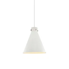 Innovations Lighting 410-1PL-16-14 Newton Cone Pendant Newton - White