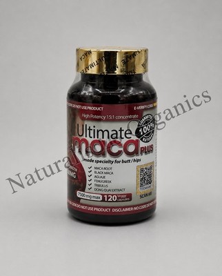 Extreme Maca Plus 7500mg 120 Veggy Kapseln Vegan Friendly - Everify versiegelt 