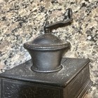 Vtg. Wilton USA Cast Metal Kitchen Wall Plaque Black Coffee Bean Grinder Decor — photo 3
