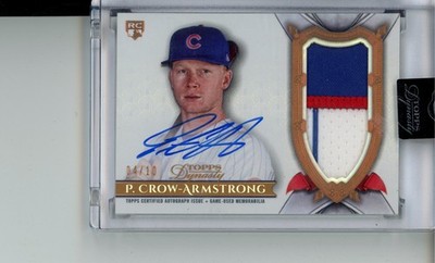 2024 Topps Dynasty Rookie RC RPA Jsy # 4/10 PETE CROW ARMSTRONG Cubs