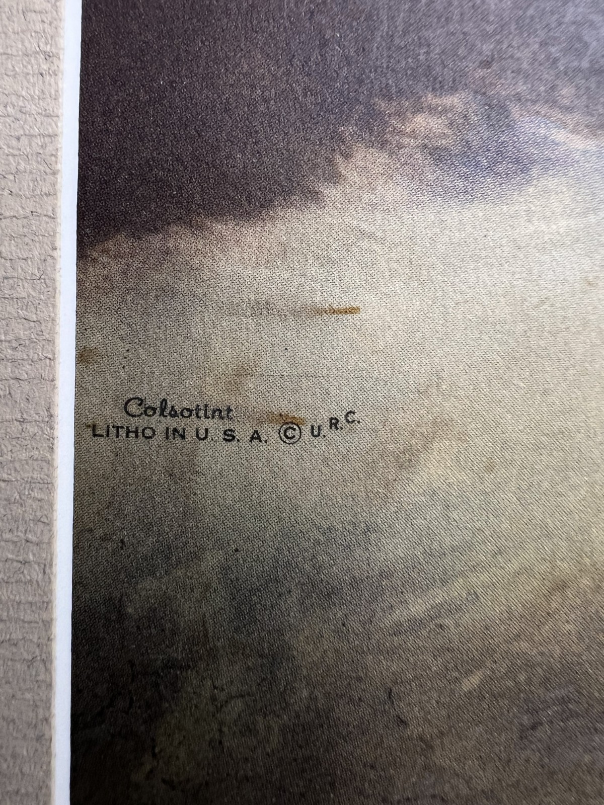 Ideal-Large Vintage Mid-20th PinUp Offset Lithograph Poster-Haddon Sundblom