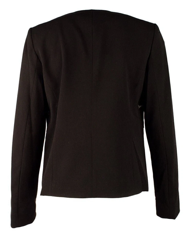 Michael Kors Women's Zip Trim Open Blazer Jacket B 2 - Imagem 2 de 4