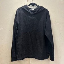 USED Y-3 HOODED PARKA BLACK SMALL GOOD