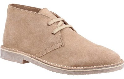 Hush Puppies Samuel Herren Wüste Chukka Leder Komfort Stiefeletten