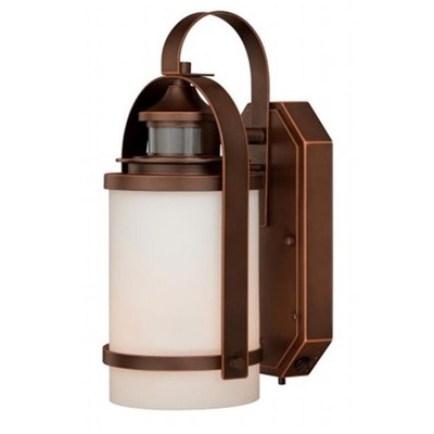 Vaxcel International T0069 Weston Smart 12'' Outdoor Wall Light Burnished Bronze