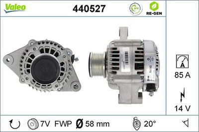 Lichtmaschine Generator Lima VALEO RE-GEN - AT 440527 +71.40  Pfand 14V für 7 up