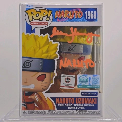 Funko Pop! Naruto Uzumaki LE 9500 Chalice excl. SIGNED by: Maile Flanagan (JSA)
