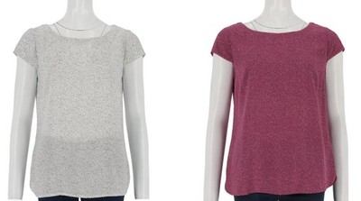 Zero Damen T Shirt   leichtes Basic-Shirt Stretch kurzarm