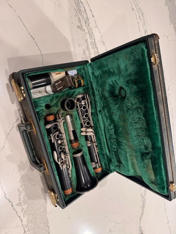 Normandy Clarinet Black Plastic with Case Mouthpiece Serial 53887