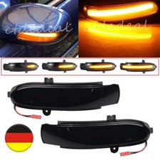 Paar LED Spiegelblinker Außenspiegel Blinker Für Benz C-Klasse W203 S203 Schwarz