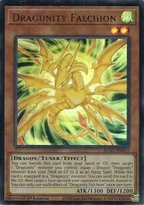 Dragunity Falchion BLGG-EN012 Battles of Legend: Glorious Gallery 1st Edition Ultra Rare
