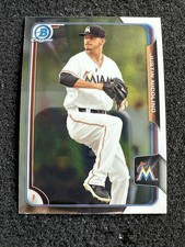 JUSTIN NICOLINO #BCP93 2015 Bowman Chrome Baseball QTY Miami Marlins