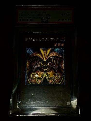 Yu-Gi-Oh! Exodia The Forbidden One Invader/Darkness JPN Ultimate 307-057 PSA NM+ - Foto 10 di 16