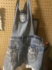 Upcycled Denim Blue Jean Apron Vintage CUTE 