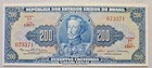 Brazil 200 Cruzeiros 1964 Unc