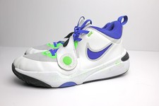 Nike Team Hustle D11 GS 'Green Strike Racer Blue' Size 7Y Athletic Shoes