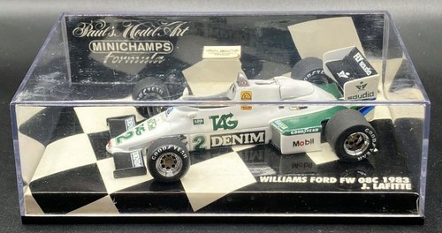 Minichamps 1/43 Williams Ford FW08C 1983 J. Laffite 430830002 - Imagen 3 de 4