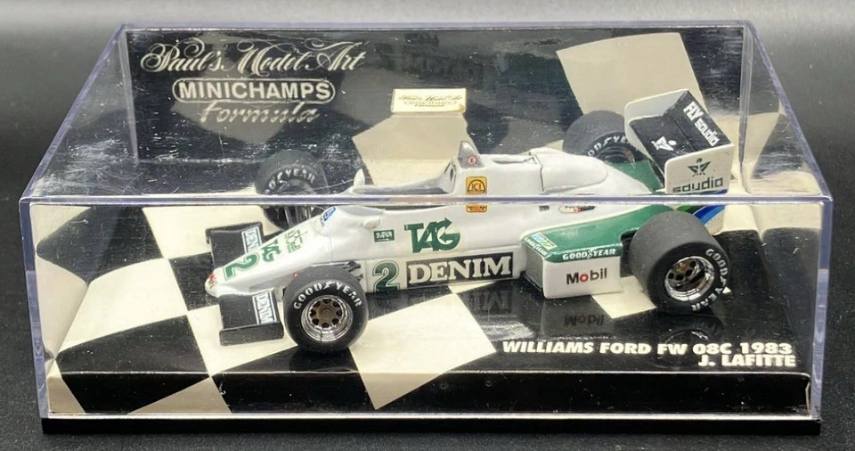 Minichamps 1/43 Williams Ford FW08C 1983 J. Laffite 430830002 - Image 3 of 4