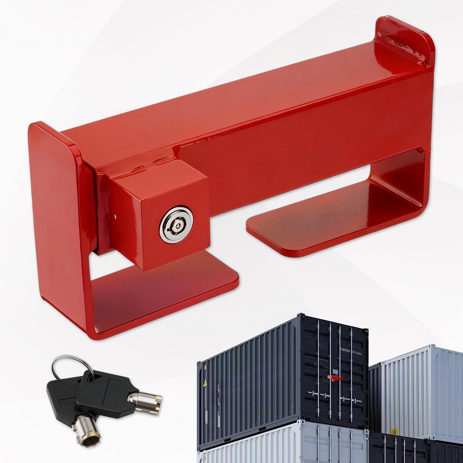 Heavy Duty Steel Cargo Door Lock Shipping Container Lock Cargo Door Lock+ 2 Keys