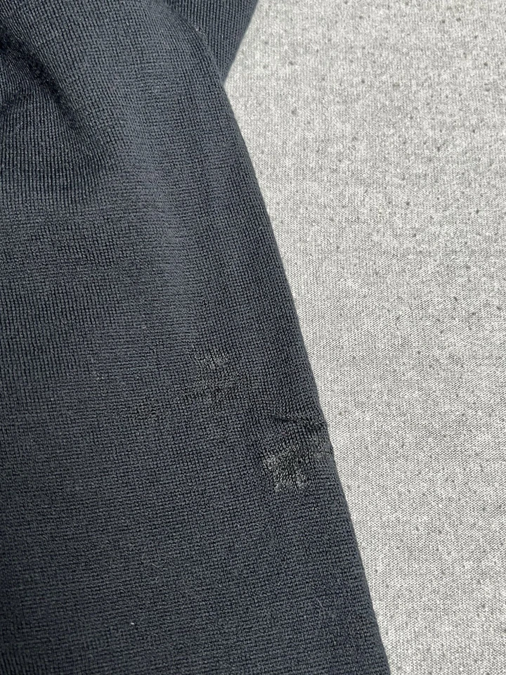 Suéter John Smedley Para Hombre L Negro Ligero Cuello Redondo Nueva Lana Hecho en Inglaterra Foto 2 de 4