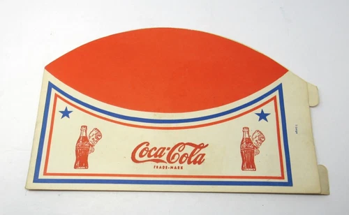 Vintage Coca Cola Hat c1950 Sprite Boy Soda Shop Paper NOS EX COND
