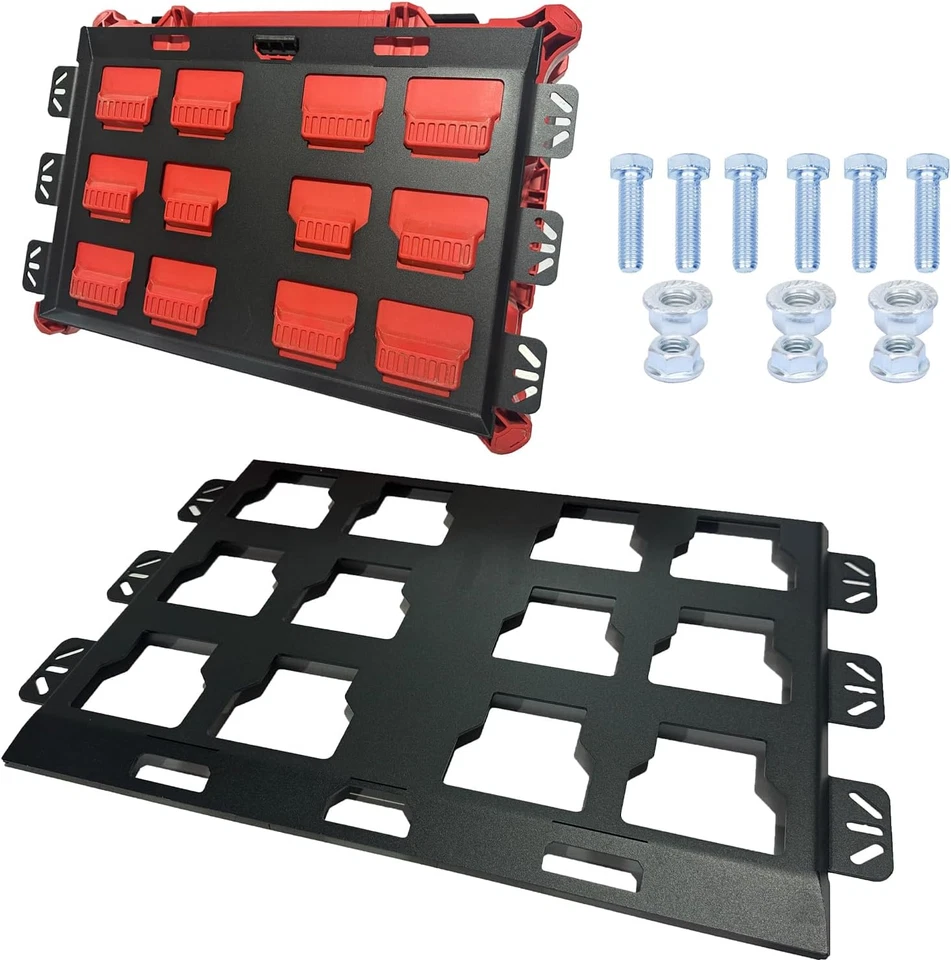 For Milwaukee Packout Wall Mount Packout Mounting Plate, Metal Base for Milwauke