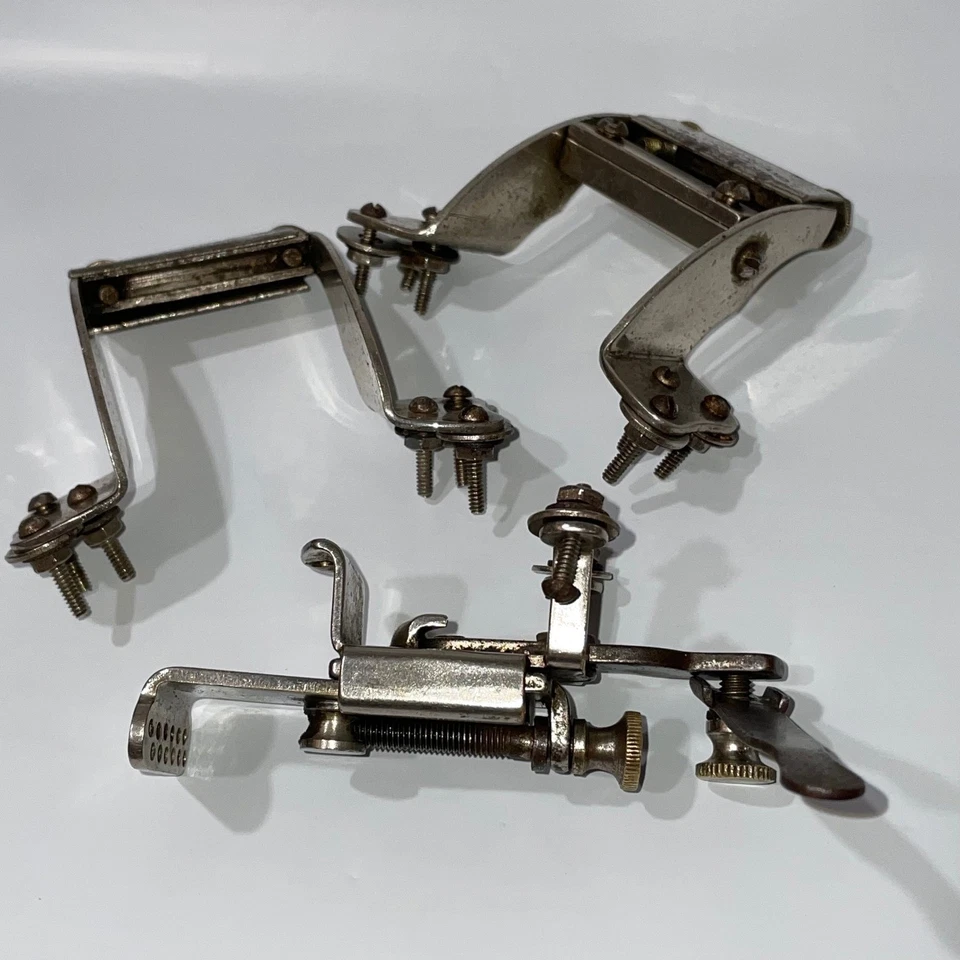 Slingerland VTG Radio King Snare Drum Strainer Throw off & Butt End Hardware Set - Image 4 of 4