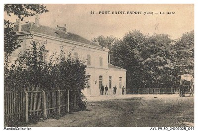 AYLP9-0939-30 - Pont-Saint-Esprit - Der Bahnhof