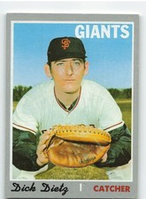 1970 Topps #135 Dick Dietz - San Francisco Giants NR-MINT