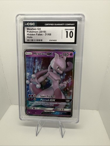Mewtwo-GX graded CGC 10 for sale on eBay