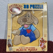 1981 Wrinkles 3D 11 Piece Puzzle Ilco Damaged box