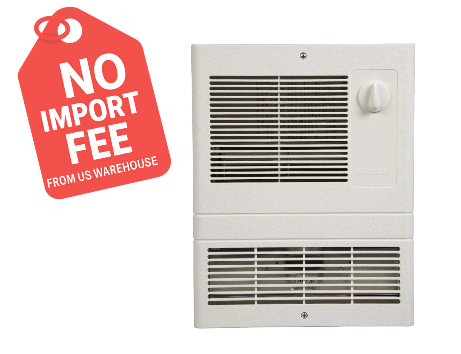 Broan-NuTo𝔫e 9815WH High Capacity Wall Heater with Adjust