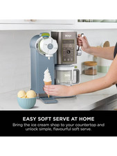 Ninja CREAMi Scoop & Swirl 13-in-1 Soft Serve & Ice Cream Maker NC701UK