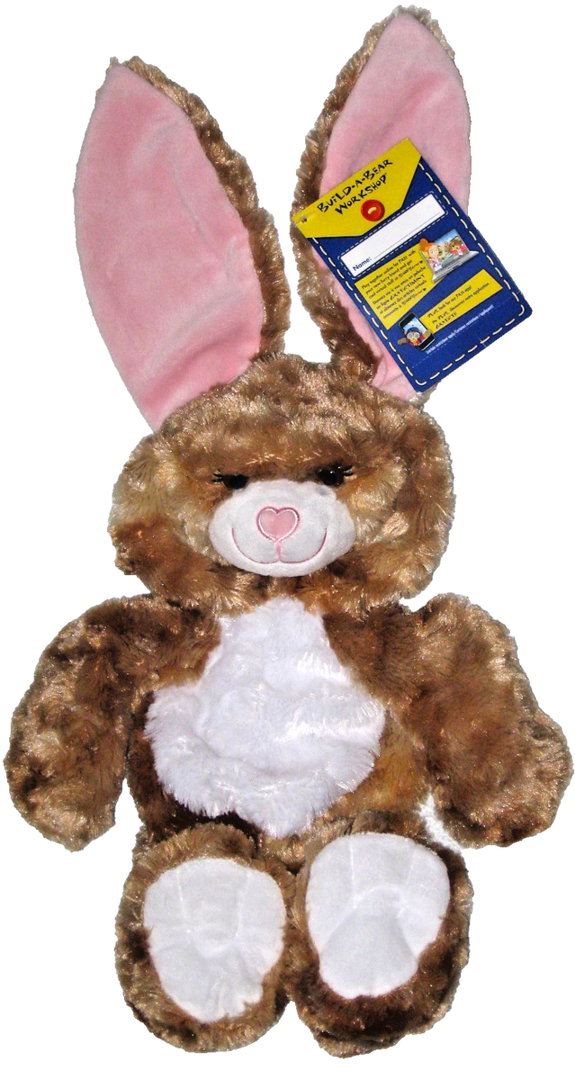 Build a Bear 2013 Cinnamon Swirl Tan Brown Bunny Rabbit UNSTUFFED