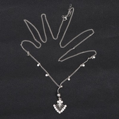  2 stücke Mode Bauchnabel Ring Taille Kette Edelstahl Bauchring Anti Allergy