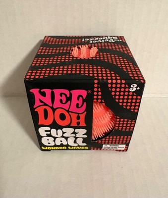 Schylling NeeDoh Fuzz Ball Wonder Waves Velvet Squeeze! Orange - Ships Today!