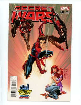 #ad Secret Wars #1 J. Scott Campbell Variant 2015 Marvel $10.00