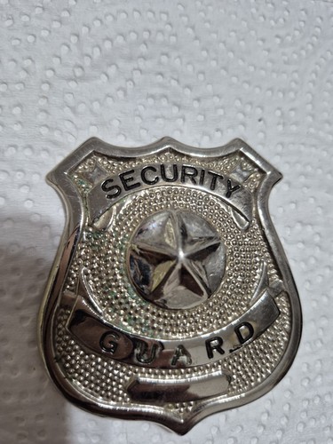 VINTAGE SECURITY GUARD BADGE