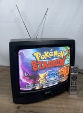 VTG Admiral 1994 13 Retro Gaming CRT TV W/Remote Fully Tested Works