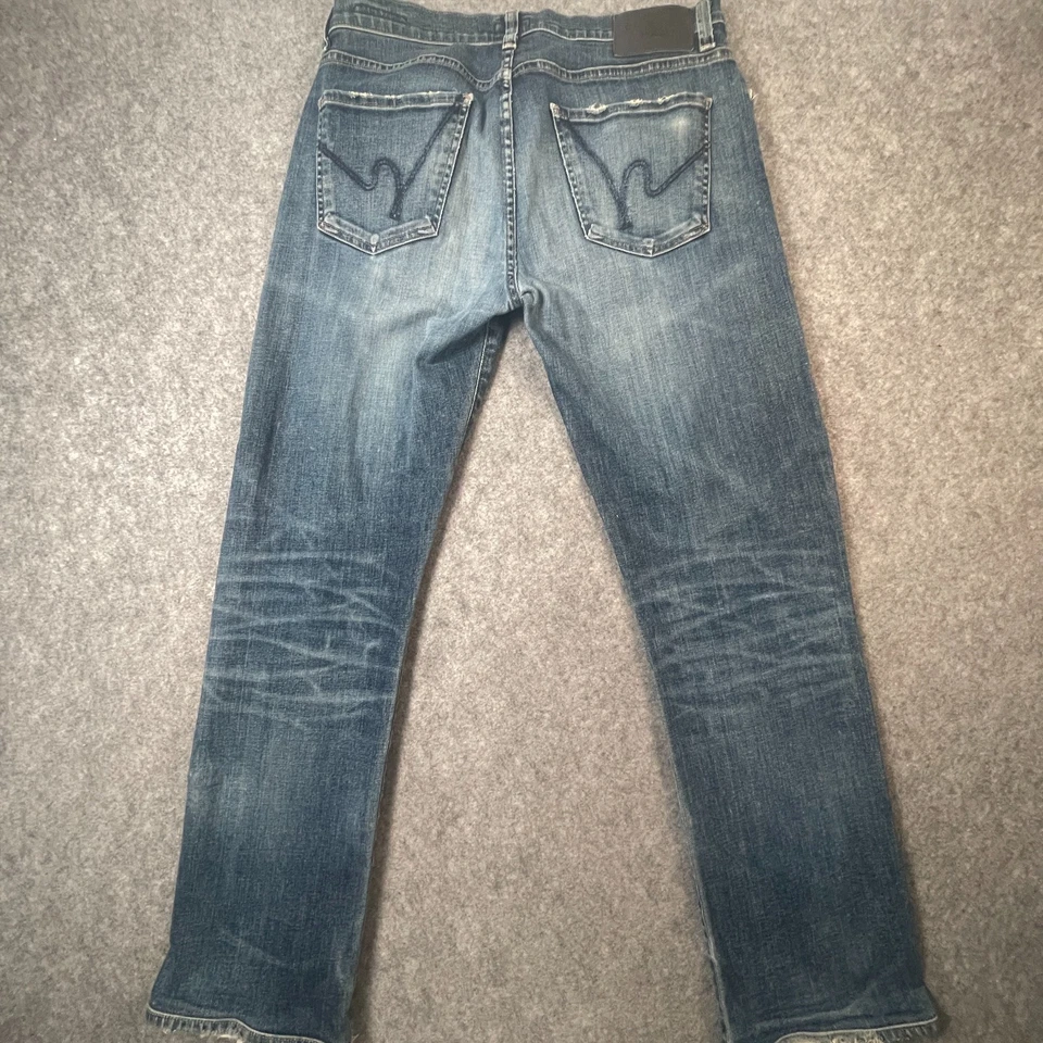 Citizens of Humanity Sid Men Jeans Size 32 W32 L30 Regular Straight Medium Wash - Image 3 of 4