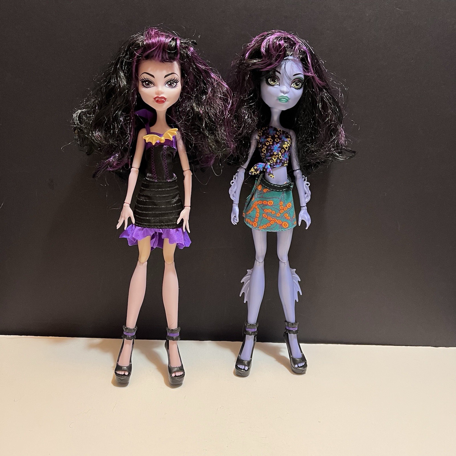 Monster High Create-A-Monster Vampire And Sea Monster 2 Pack W/ Extra Wig Shoes