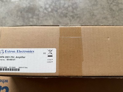 Extron Electronics XPA 2001-70V 200W Class D 2-Ch 70V Amplifier 60-850-01