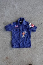 NWT Boy Scouts Webelo Uniform Shirt Navy Blue Youth 8 BSA Short Sleeve Shirt