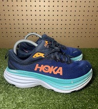 Hoka One One Bondi 8 1127954 OSBB Women's Size 8.5 B Running Shoes Blue White
