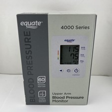 Equate Upper Arm Blood Pressure Monitor Wide Range Cuff 4000 Series  Batteries 