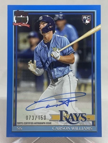 2026 Topps Series 1 Carson Williams Blue (RAW)