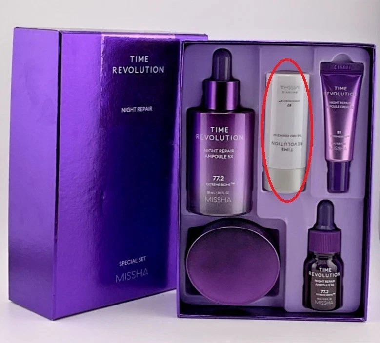 Missha Time Revolution Night Repair, 5 Piece Special Set USED - Image 2 of 4