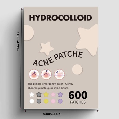600 PCS/SET Star Pimple Patch Acne Colorful Invisible Acne Removal Skin Care